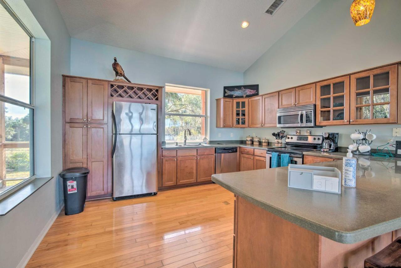 Lakefront Crystal River Home With Private Dock! Экстерьер фото